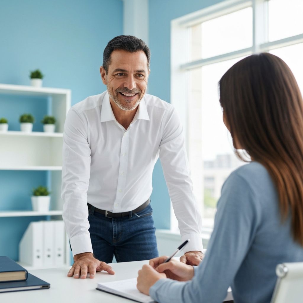 Nutritionist consultation with client